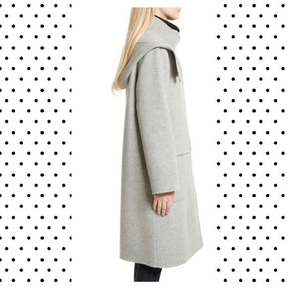 theory hooded coat